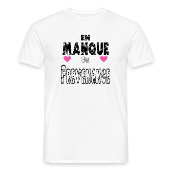 Fehlende Nachdenklichkeit - Männer T-Shirt - Weiß - Vorne - AI Model Male 178 dark (178cm)