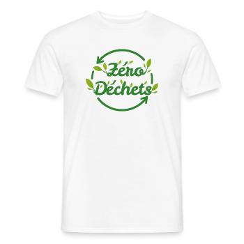 Zero Waste Anlagen - Männer T-Shirt - Weiß - Vorne - AI Model Male 178 dark (178cm)