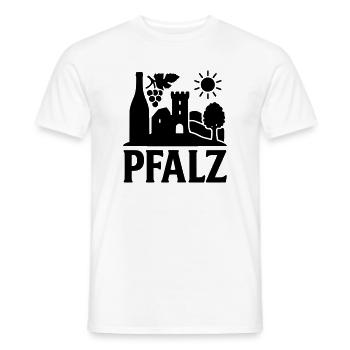 Palatinate Landmark - Men's T-Shirt - white - Front - AI Model Male 178 dark (178cm)