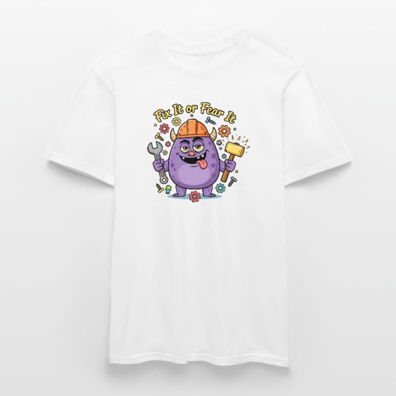 Fix It oder Fear It Bau Monster Männer T-Shirt