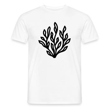 Alge - Männer T-Shirt - Weiß - Vorne - AI Model Male 178 dark (178cm)