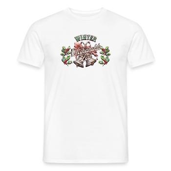 Winter Weihnachtszeit - Männer T-Shirt - Weiß - Vorne - AI Model Male 178 dark (178cm)
