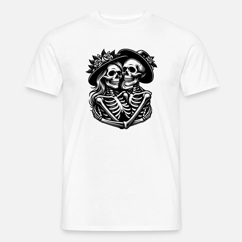 Paar des Grauens - Männer T-Shirt - Weiß