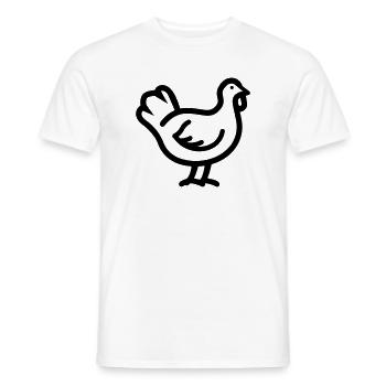 turkey - Men's T-Shirt - white - Front - AI Model Male 178 dark (178cm)