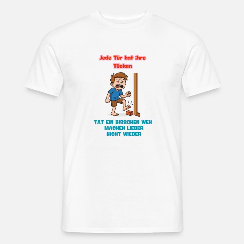Tat ein bisschen weh - Männer T-Shirt - Weiß