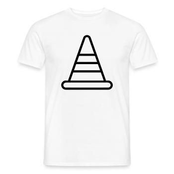 Kegel - Männer T-Shirt - Weiß - Vorne - AI Model Male 178 dark (178cm)