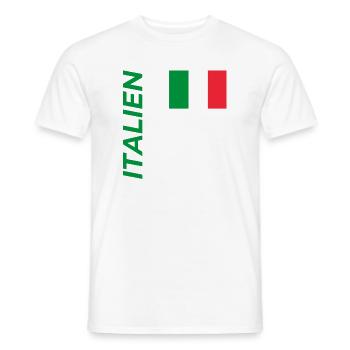 3 Zinnen - Männer T-Shirt - Weiß - Vorne - AI Model Male 178 dark (178cm)