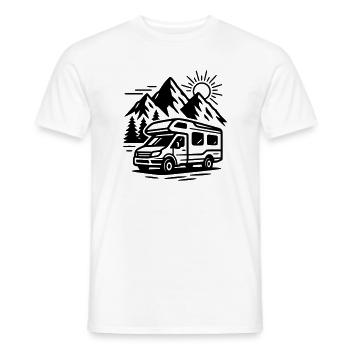Camper - Men's T-Shirt - white - Front - AI Model Male 178 dark (178cm)