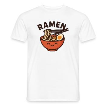 Ramen Lover - Conception amusante de nouilles kawaii - T-shirt homme - blanc - Devant - AI Model Male 178 dark (178cm)