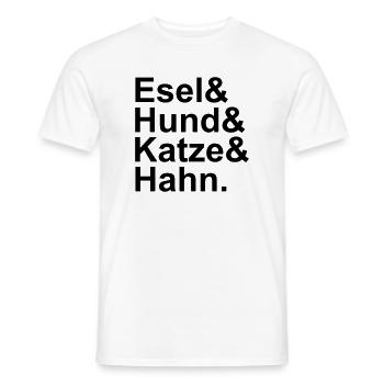 Bremen Musicians - Men's T-Shirt - white - Front - AI Model Male 178 dark (178cm)