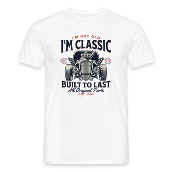 1966_Klassiker_Hot Rod_Geburtstag_Geschenk - T-shirt homme - blanc - Devant - AI Model Male 178 dark (178cm)