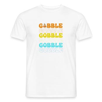 Thanksgiving Père Papa Grand-père Papy - T-shirt homme - blanc - Devant - AI Model Male 178 dark (178cm)