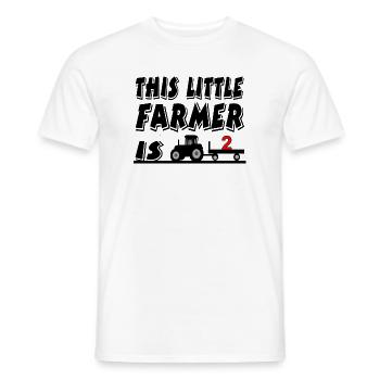 cultivateur - T-shirt homme - blanc - Devant - AI Model Male 178 dark (178cm)
