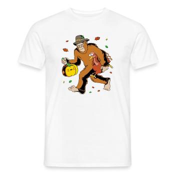 Thanksgiving Père Papa Grand-père Papy - T-shirt homme - blanc - Devant - AI Model Male 178 dark (178cm)