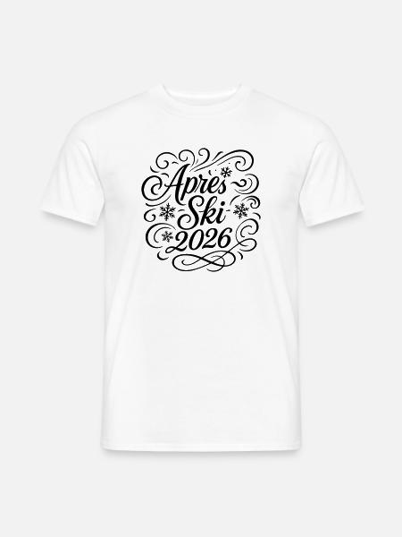 Après Ski 2026 Party - Men's T-Shirt - white