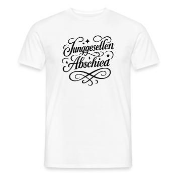 Bachelor party bachelor party - Men's T-Shirt - white - Front - AI Model Male 178 dark (178cm)