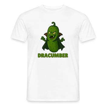 Funny Vegetable Monster – Halloween Fun - Men's T-Shirt - white - Front - AI Model Male 178 dark (178cm)