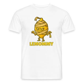 Funny Vegetable Monster – Halloween Fun - Men's T-Shirt - white - Front - AI Model Male 178 dark (178cm)