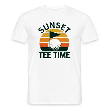 Golf Golfen Retro - Männer T-Shirt - Weiß - Vorne - AI Model Male 178 dark (178cm)