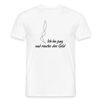 Ich bin jung - Männer T-Shirt - Weiß - Vorne - AI Model Male 178 dark (178cm)