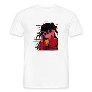 Waifu Anime Mädchen Kawaii Otaku Anime Liebhaber - Männer T-Shirt - Weiß - Vorne - AI Model Male 178 dark (178cm)