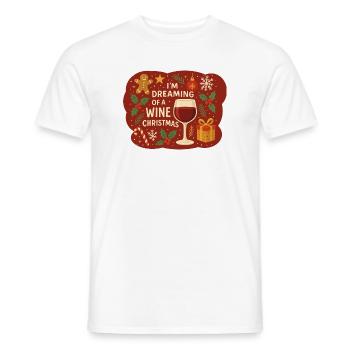 Je rêve - Design de vacances amusant - T-shirt homme - blanc - Devant - AI Model Male 178 dark (178cm)