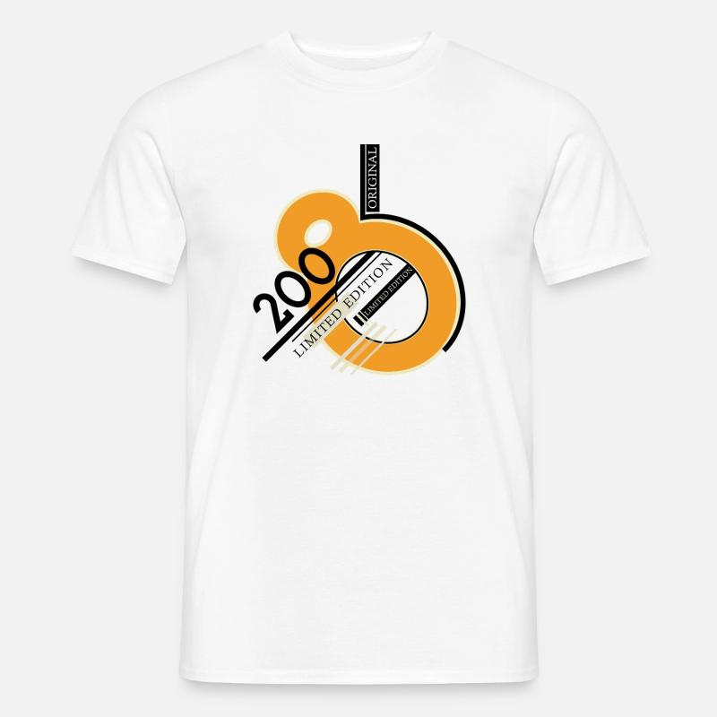 Orangen Ringdesign Limited Edition 2008 - Männer T-Shirt - Weiß