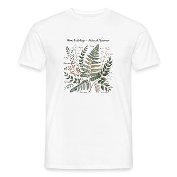 Botanical Art - Men's T-Shirt - white - Front - AI Model Male 178 dark (178cm)