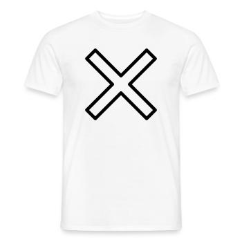 croix - T-shirt homme - blanc - Devant - AI Model Male 178 dark (178cm)