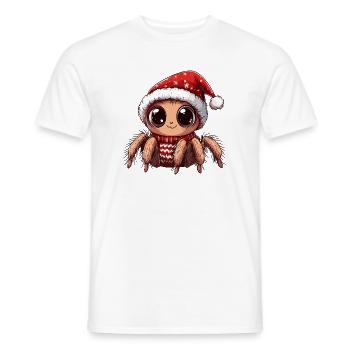 Tarantula Weihnachten - Männer T-Shirt - Weiß - Vorne - AI Model Male 178 dark (178cm)