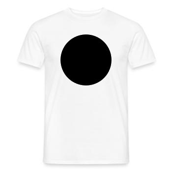 Circle - Men's T-Shirt - white - Front - AI Model Male 178 dark (178cm)