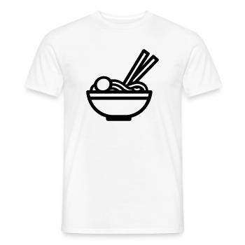 Ramen - Männer T-Shirt - Weiß - Vorne - AI Model Male 178 dark (178cm)