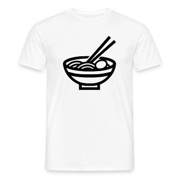 Ramen - Männer T-Shirt - Weiß - Vorne - AI Model Male 178 dark (178cm)