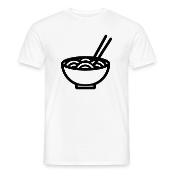 Ramen - Männer T-Shirt - Weiß - Vorne - AI Model Male 178 dark (178cm)