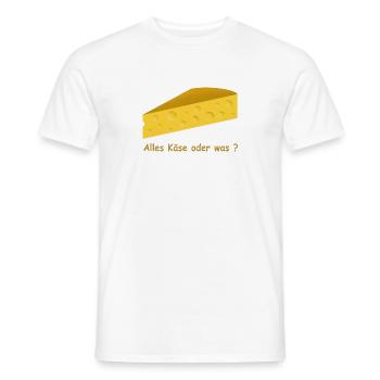 Fromage - T-shirt homme - blanc - Devant - AI Model Male 178 dark (178cm)