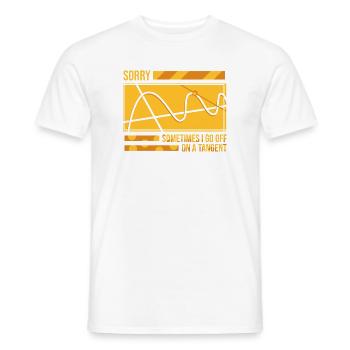 Math Teacher Geometry School Mathematics - Men's T-Shirt - white - Front - AI Model Male 178 dark (178cm)