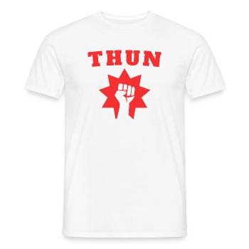 Thon - T-shirt homme - blanc - Devant - AI Model Male 178 dark (178cm)