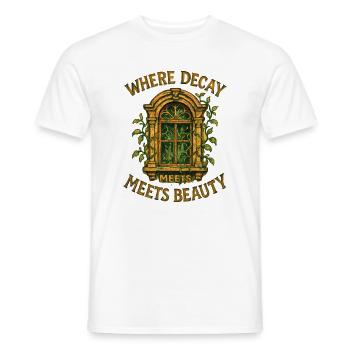 Urbex - Stadterkundung - Männer T-Shirt - Weiß - Vorne - AI Model Male 178 dark (178cm)