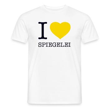 J’adore l’œuf au plat - T-shirt homme - blanc - Devant - AI Model Male 178 dark (178cm)