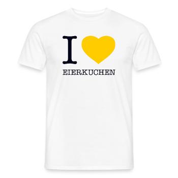 I love pancakes - Men's T-Shirt - white - Front - AI Model Male 178 dark (178cm)