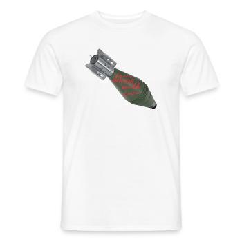 Mit Liebe aus der Ukraine - Männer T-Shirt - Weiß - Vorne - AI Model Male 178 dark (178cm)