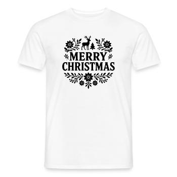 Noël - T-shirt homme - blanc - Devant - AI Model Male 178 dark (178cm)