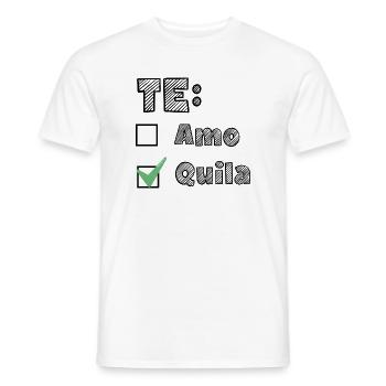 Te AmoTequila - Men's T-Shirt - white - Front - AI Model Male 178 dark (178cm)