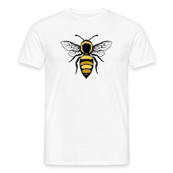 Bee Bees T-shirt Beekeeper Gift - Men's T-Shirt - white - Front - AI Model Male 178 dark (178cm)