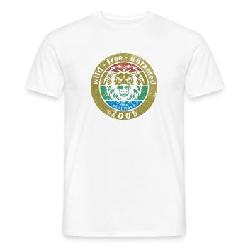 Wild, free & untamed since 12/2005 - Men's T-Shirt - white - Front - AI Model Male 178 dark (178cm)