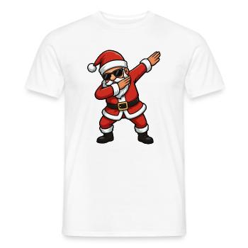 Weihnachtsmann Dab-Style - Männer T-Shirt - Weiß - Vorne - AI Model Male 178 dark (178cm)