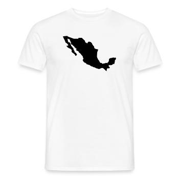 Mexique - T-shirt homme - blanc - Devant - AI Model Male 178 dark (178cm)
