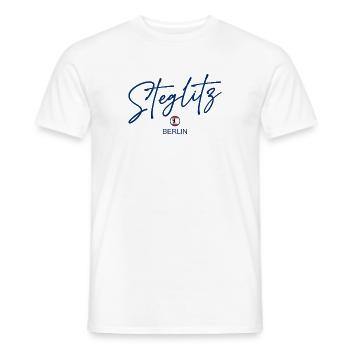 Steglitz - Berlin Flag - Berlin Bear - Men's T-Shirt - white - Front - AI Model Male 178 dark (178cm)