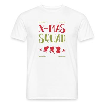 X-Mas Squad - Männer T-Shirt - Weiß - Vorne - AI Model Male 178 dark (178cm)