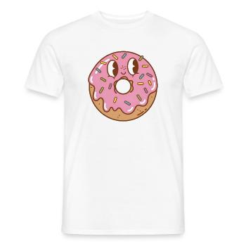 Donut - Männer T-Shirt - Weiß - Vorne - AI Model Male 178 dark (178cm)